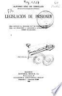 Legislación de prisiones