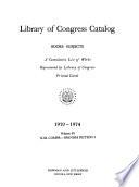 Library of Congress Catalogs