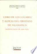 Libro de los lugares y aldeas del Obispado de Salamanca (manuscrito1604-1629)