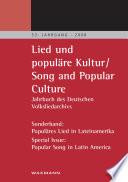 Lied und populäre Kultur Song and Popular Culture