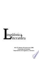 Lingüística y literatura