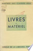 Livres et matériel