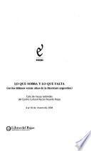 Lo que sobra y lo que falta