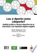 Los e-Sports como ¿deporte?