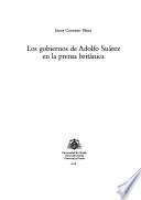 Los gobiernos de Adolfo Suárez en la prensa británica