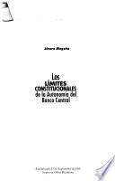 Los límites constitucionales de la autonomía del Banco Central