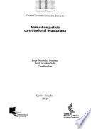 Manual de justicia constitucional ecuatoriana