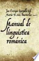 Manual de lingüística románica