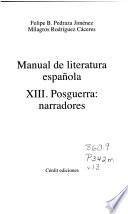 Manual de literatura española: Posguerra: narradores