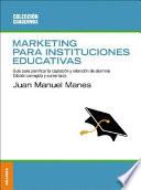 Marketing para instituciones educativas