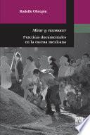 Mirar y reconocer. Prácticas documentales en la escena mexicana