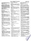 National Library of Medicine Current Catalog