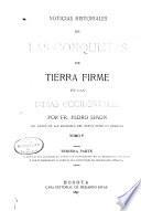 Noticias historiales de las conquistas de Tierra Firme en las Indias occidentales