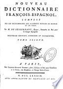 Nouveau Dictionnaire Espagnol,François et Latin...