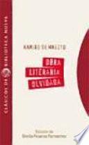 Obra literaria olvidada (1897-1910)