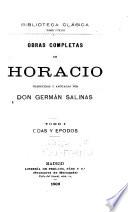 Obras completas de Horacio: Odas y epodos