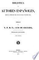 Obras del v. p. m. fray Luis de Granada