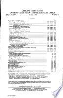 Official Gazette of the United States Patent and Trademark Office