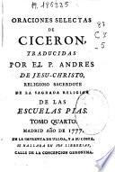 Oraciones selectas de Ciceron