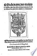 Ordenanças reales de Castilla