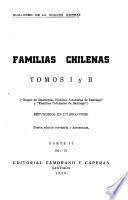 Origen y desarrollo de las familias chilenas: M-Z