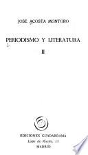 Periodismo y literatura