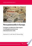 Persuasionsstile in Europa