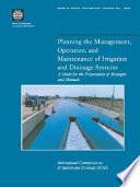 Planning the Management, Operation, and Maintenance of Irrigation and Drainage Systems