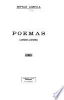 Poemas, 1920-1925