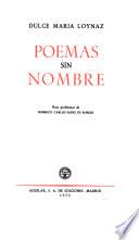 Poemas sin nombre