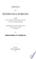Poesias de Francisco de Sâ de Miranda