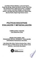 Políticas educativas evaluación y metaevaluación