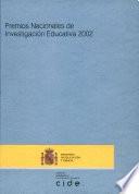 Premios nacionales de investigación educativa 2002