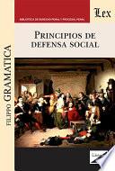 Principios de defensa social