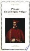 Prosas de la lengua vulgar