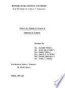 Proyecto del programa de estudios de ingeniería de alimentos