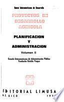 Proyectos de desarrollo agrícola