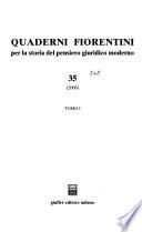 Quaderni fiorentini per la storia del pensiero giuridico moderno