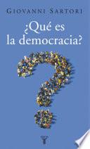 ¿Qué es la democracia?