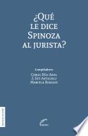 ¿Qué le dice Spinoza al jurista?