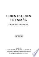 Quién es quién en España