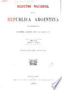 Registro nacional de la República argentina