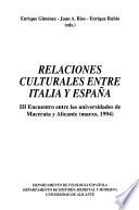 Relaciones culturales entre Italia y España