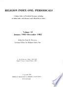 Religion Index One