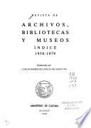 Revista de archivos, bibliotecas y museos