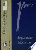 Revista de hispanismo filosófico