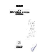 Revista de la Junta Provincial de Historia de Córdoba