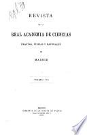 Revista de la Real Academia de Ciencias Exactas, Físicas y Naturales de Madrid