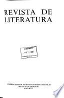 Revista de literatura