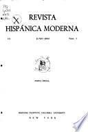 Revista hispánica moderna